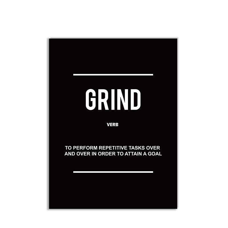 Drive Words Wall Art