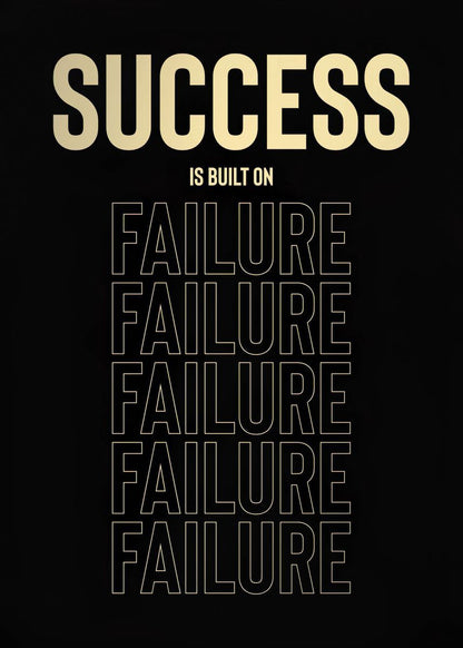 Success Blueprint Wall Art